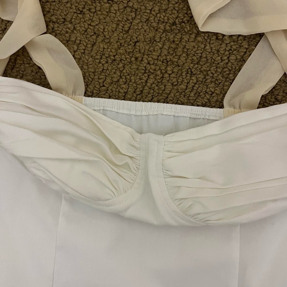 Fancy tie tank  white/crème color can't remember where I bought it